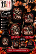 The King/His Queen PNG design