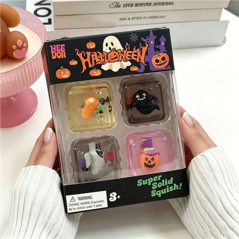 Schylling Needoh Halloween Limited Edition Mini Nice Ice Cube 4Pack