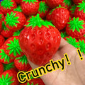 Handmade Crunchy Squishy Durian and Dragon Fruit Stress Ball