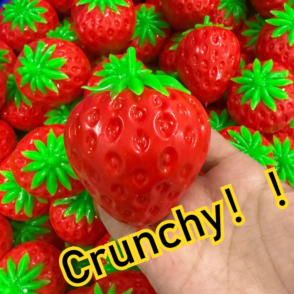 Handmade Crunchy Squishy Durian and Dragon Fruit Stress Ball
