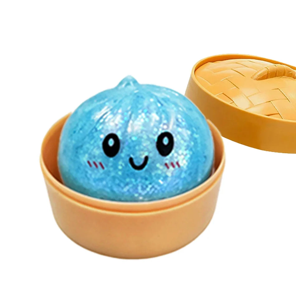 Glitter Dumpling Squishy with Box