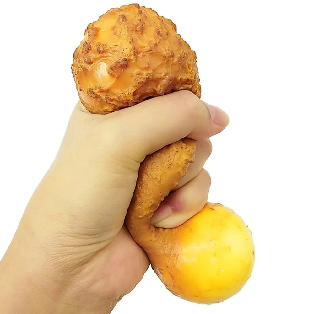 1PC Simulation Fried Chicken Drumstick Squishy Toy