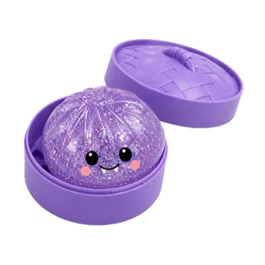 Halloween Dumpling Stress Toy Glitter Halloween Dumpling Pressure Dumpling Squishie Stress Relief Fidget Toy for Adults Gift