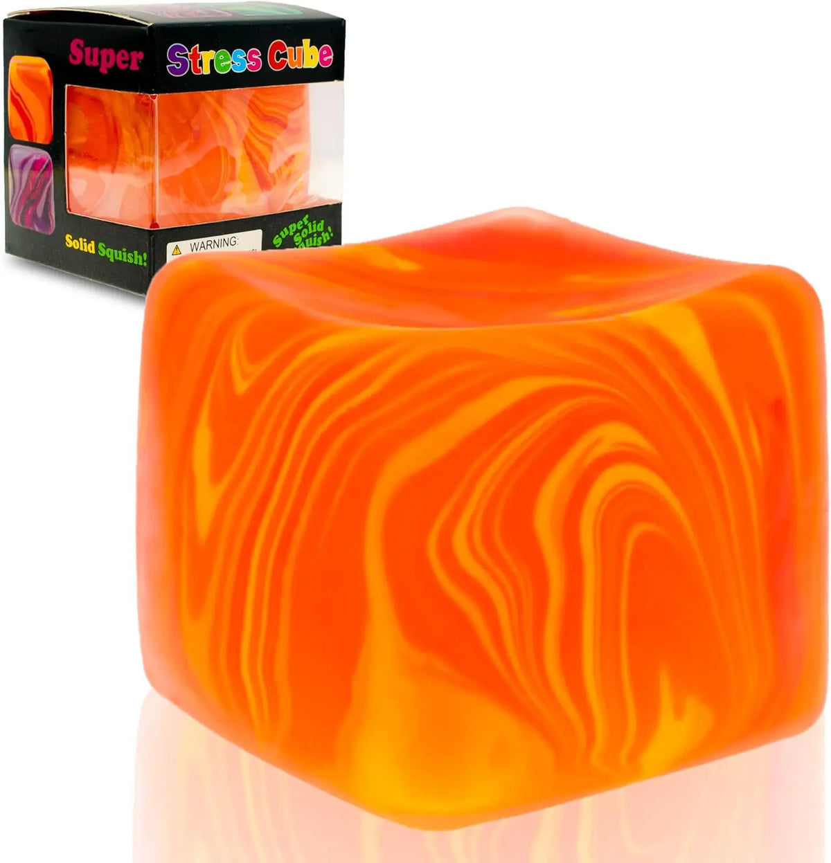 Stress-relief Toy Cube Filled with Gel Stretchable Ball