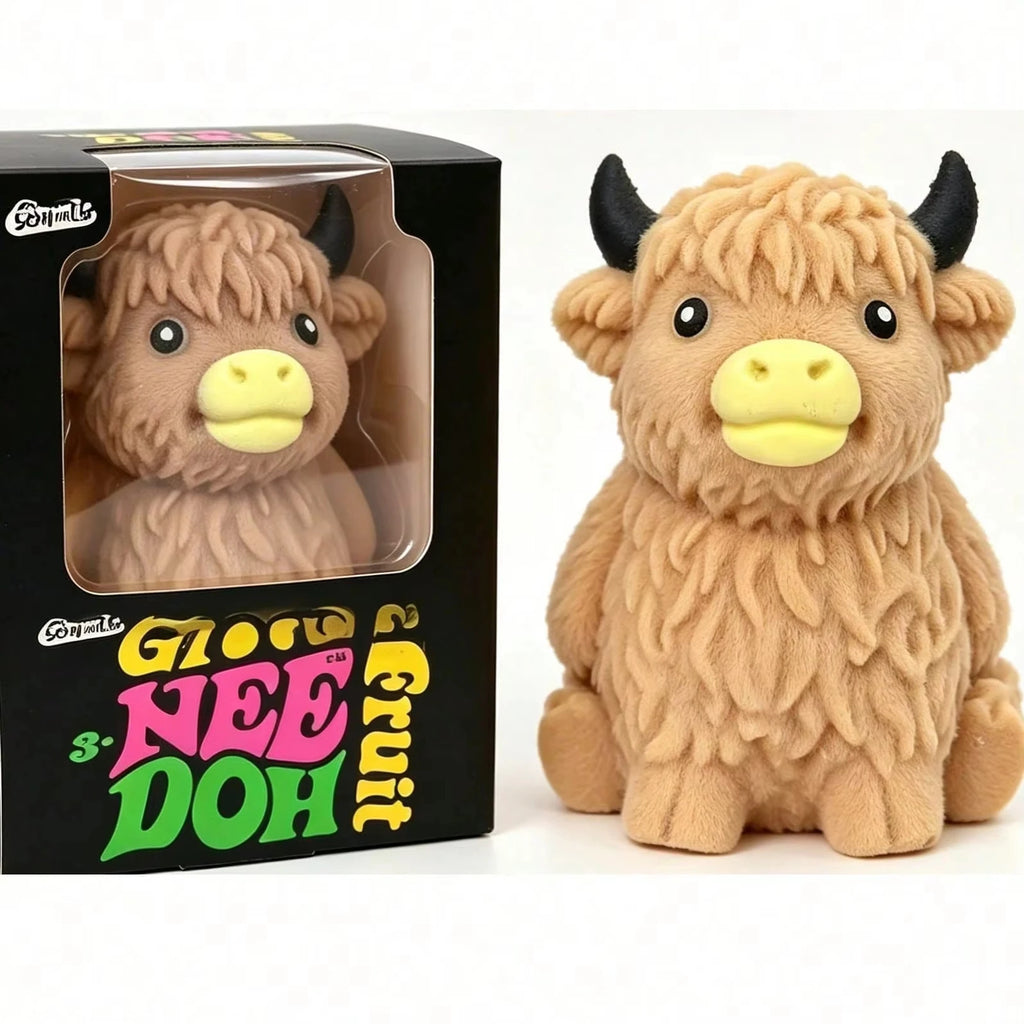 NeeDoH Scottish Highland Cow Squishy