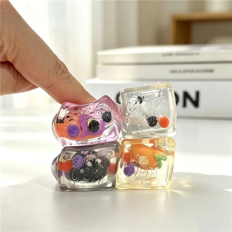 Needoh Halloween Teenie Mini Ice Cube 4Pack