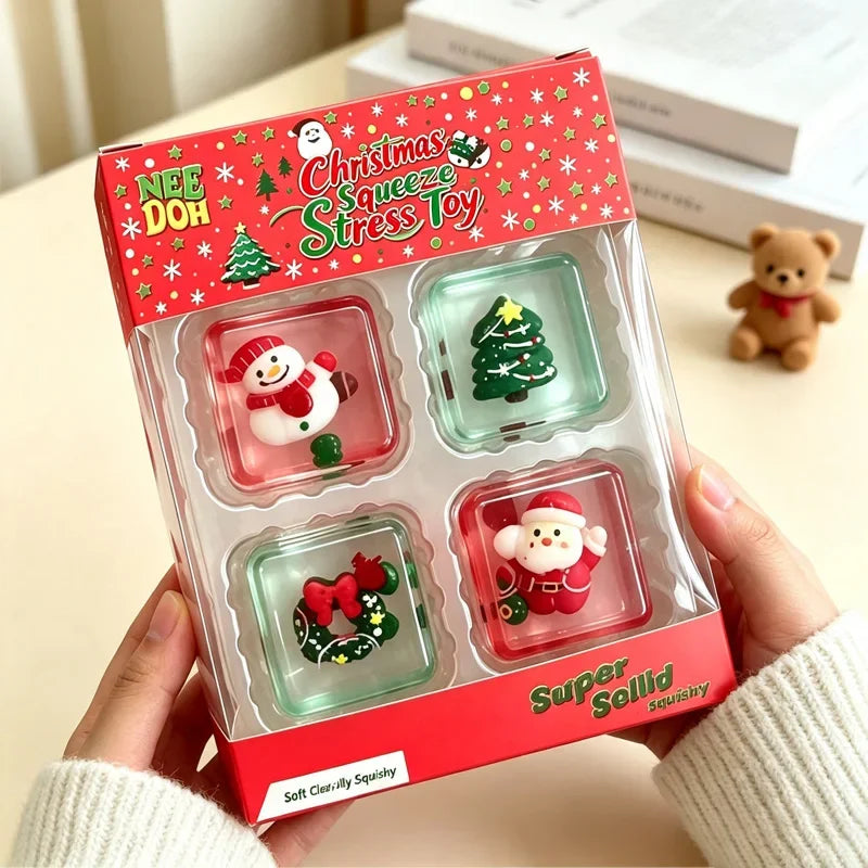 NeeDoh Christmas Gift Nice Cube Squishy