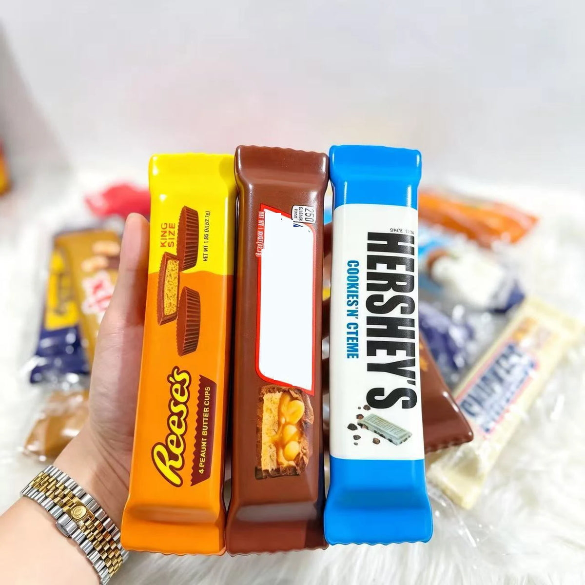1/8PCS Simulation Chocolate Butter Sticks Squishy Toys