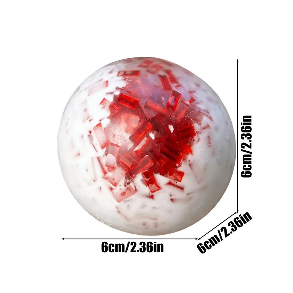 Crunchy Pressure Ball Crunchy Sand Stress Ball Soft Stress Fidget Noisy Squeeze Toy Slow Rising Stress Balls Sensory  Fidget Toy