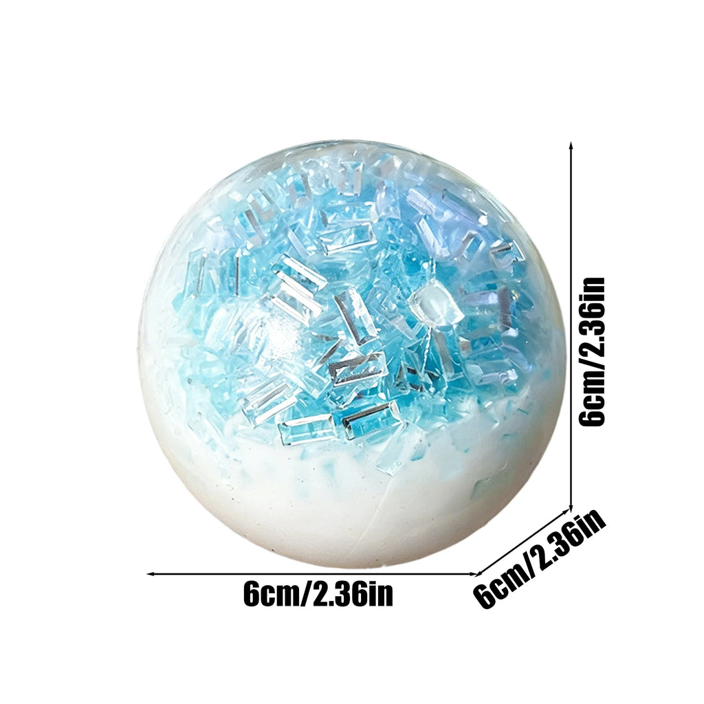 Crunchy Pressure Ball Crunchy Sand Stress Ball Soft Stress Fidget Noisy Squeeze Toy Slow Rising Stress Balls Sensory  Fidget Toy