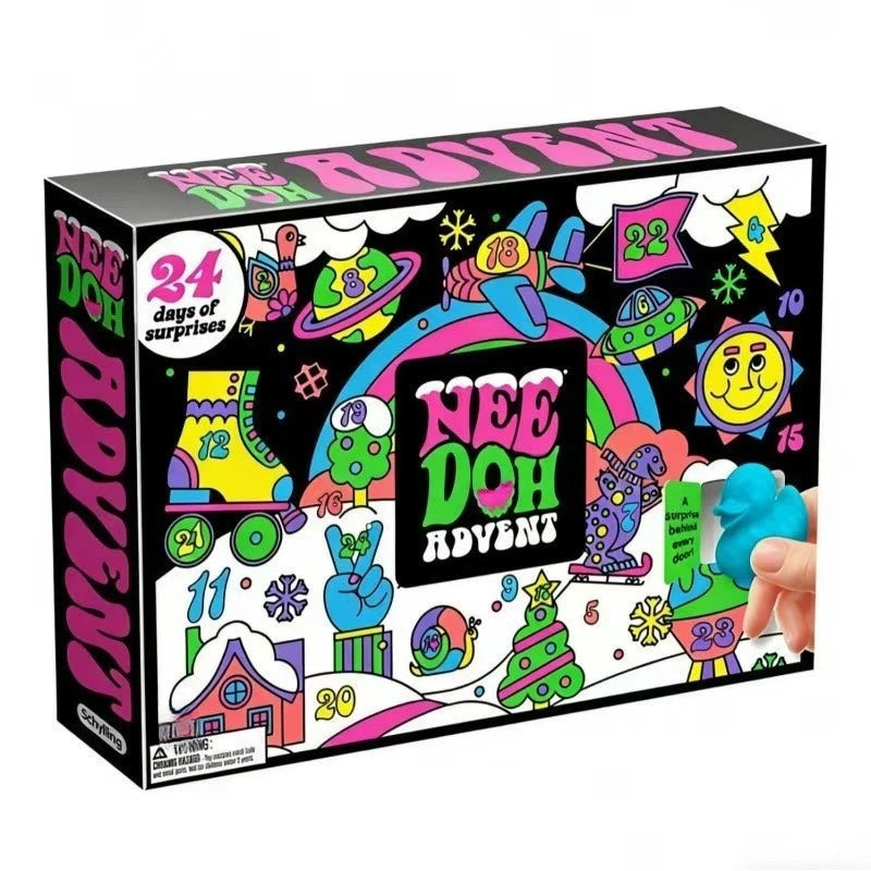 2026 NeeDoh Christmas Countdown Calendar surprise box