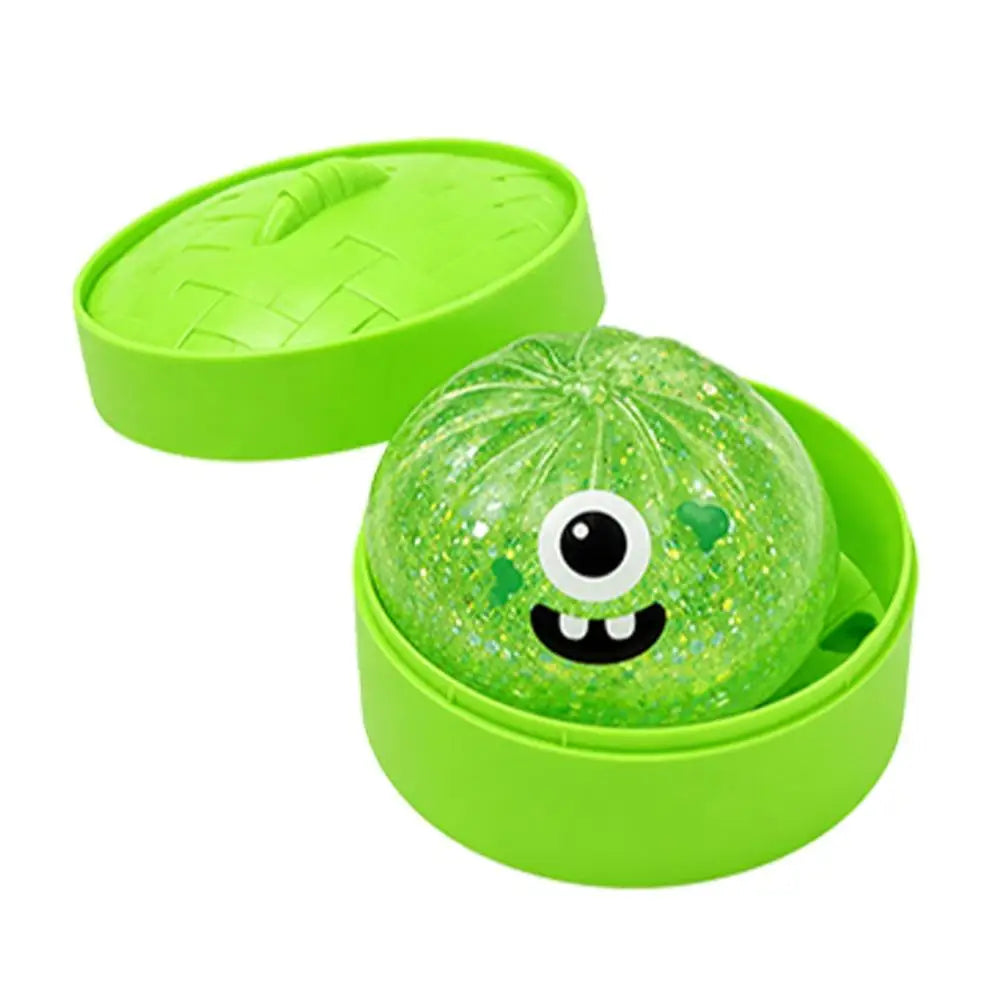 Halloween Dumpling Stress Toy Glitter Halloween Dumpling Pressure Dumpling Squishie Stress Relief Fidget Toy for Adults Gift