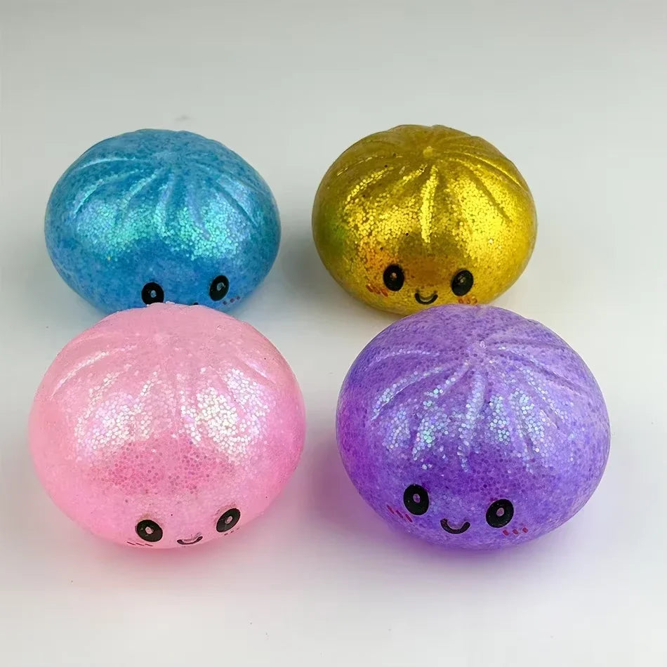 Glitter Dumpling Squishy with Box