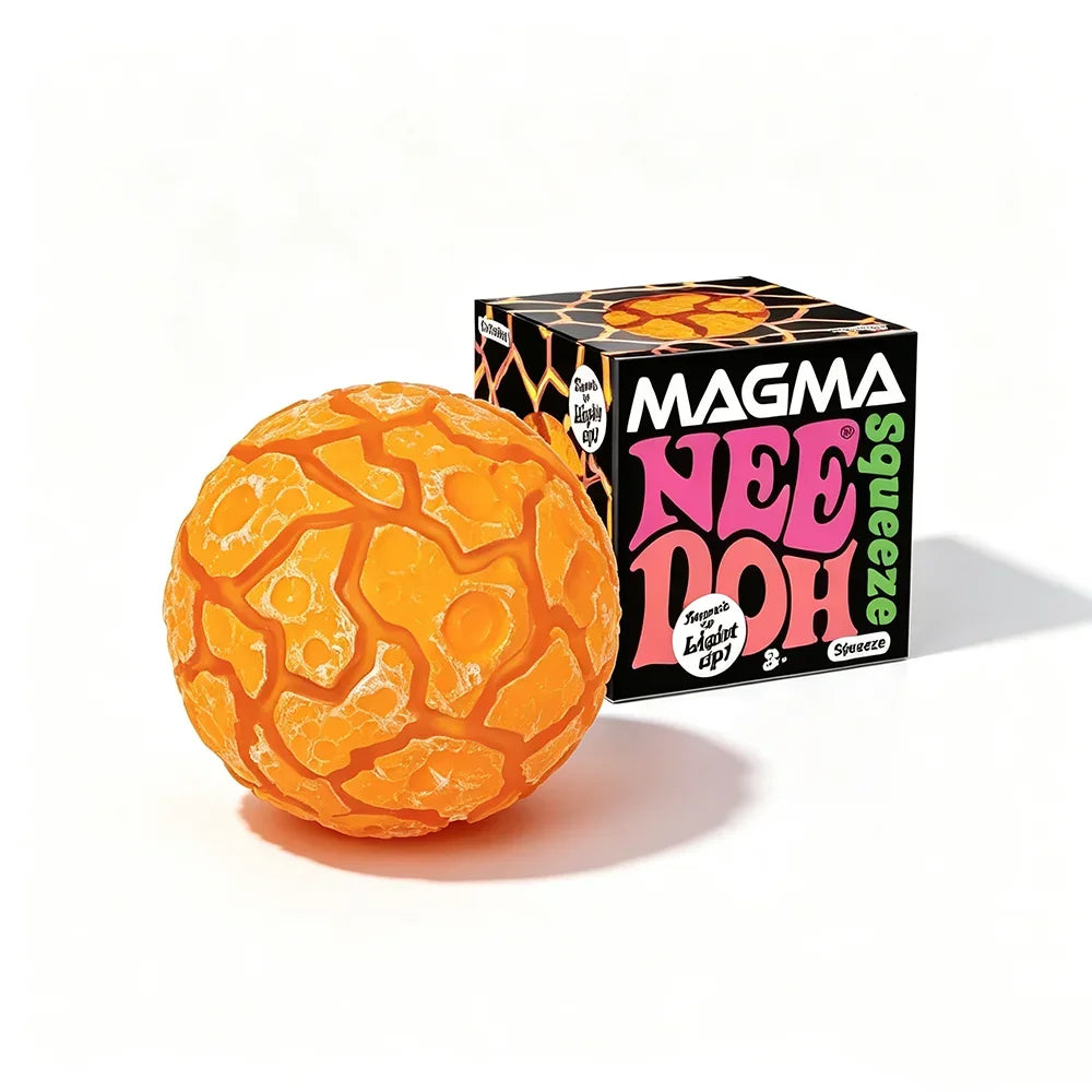 New Product NeeDoh Glitter Magma Ball Crunch