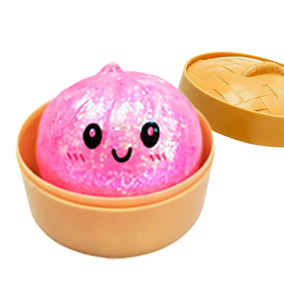 Glitter Dumpling Squishy with Box