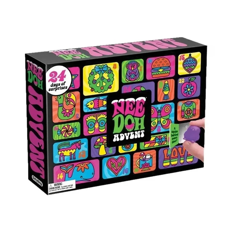2026 NeeDoh Christmas Countdown Calendar surprise box