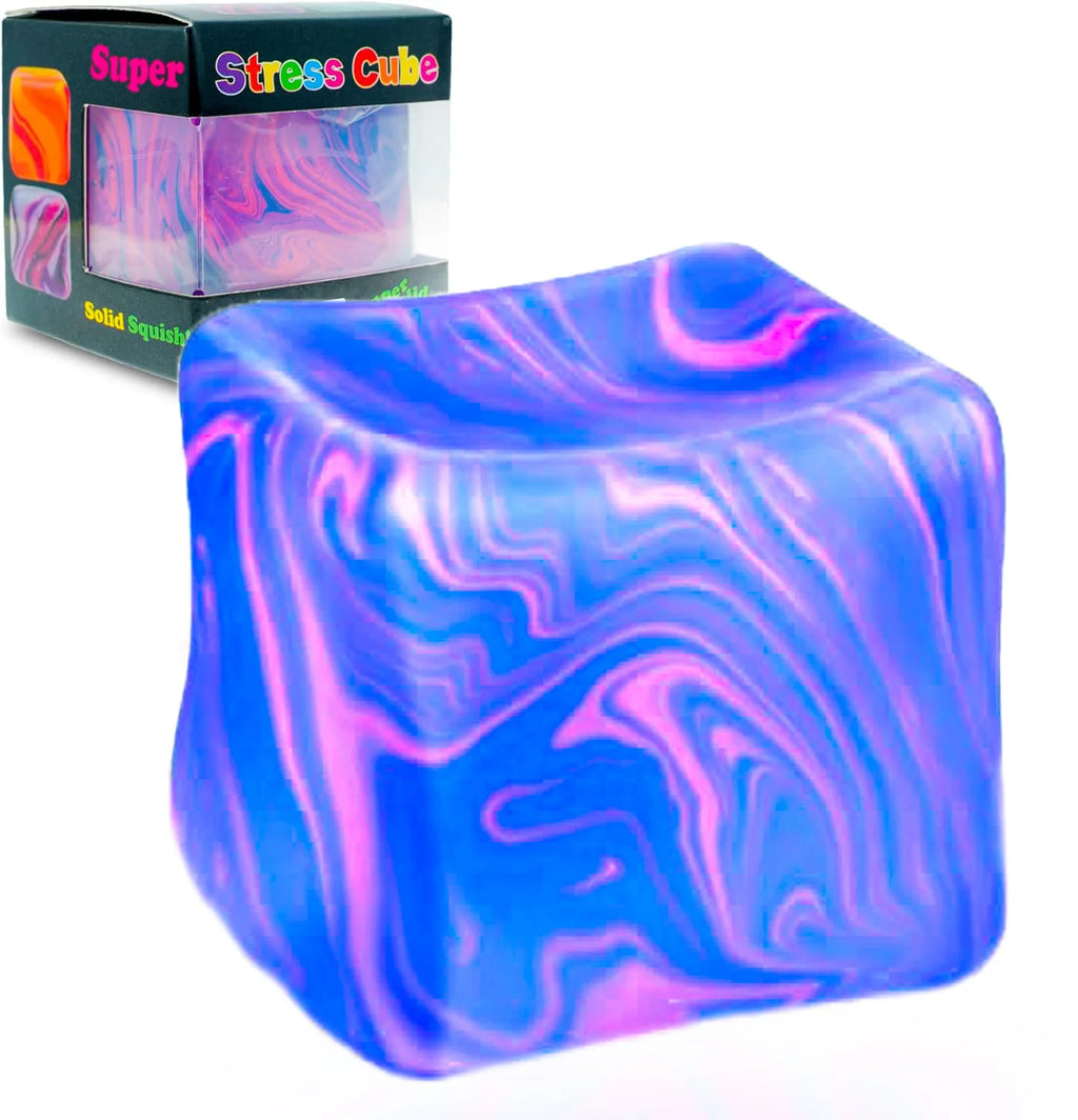 Stress-relief Toy Cube Filled with Gel Stretchable Ball