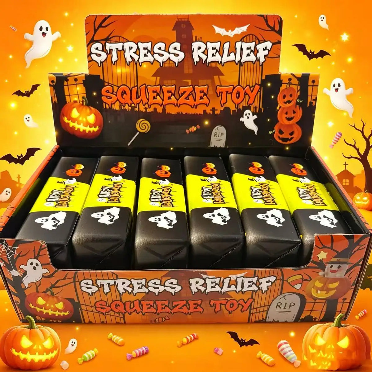 Halloween Slow Rising Butter Stick Squishy Toy