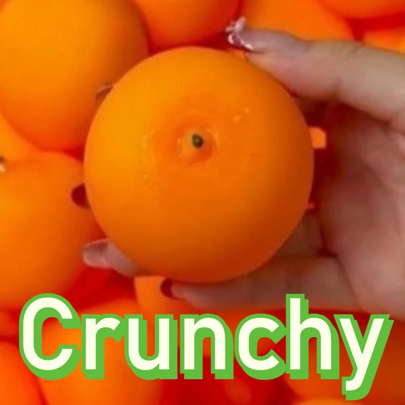 Handmade Crunchy Squishy Durian and Dragon Fruit Stress Ball