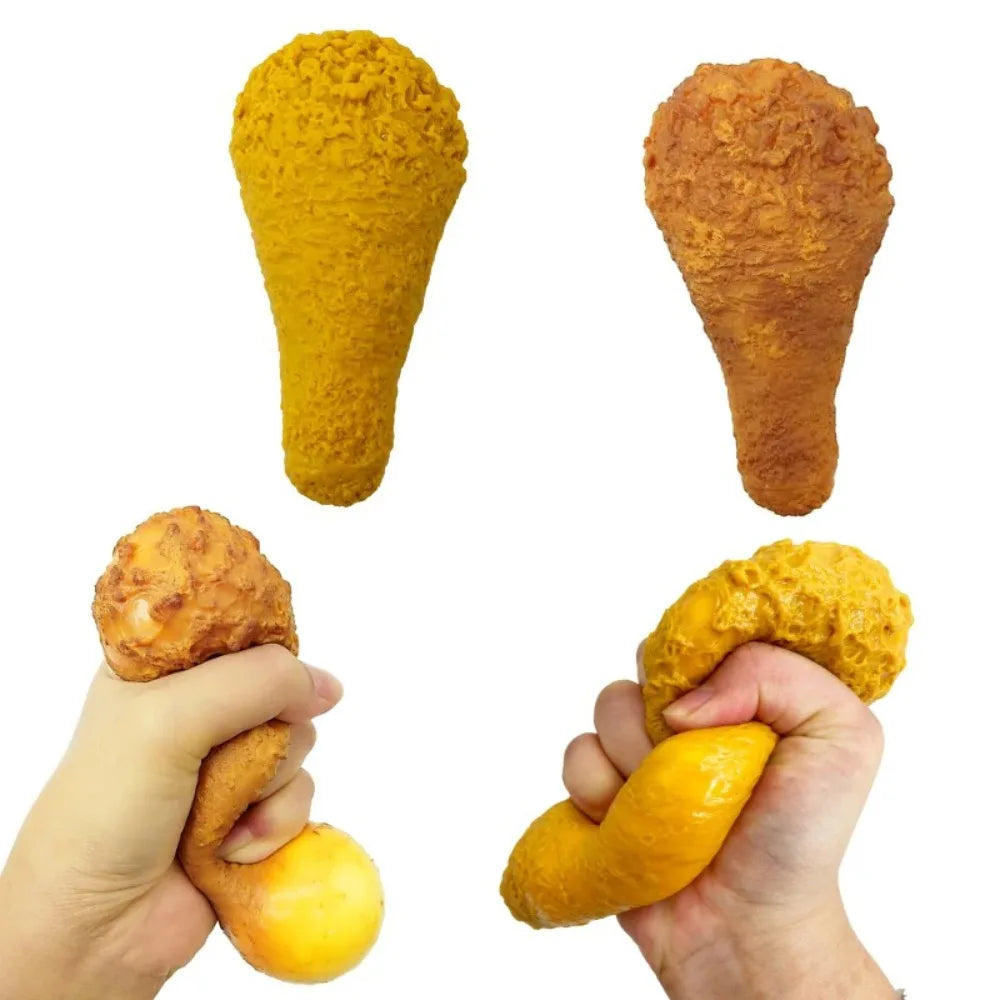 1PC Simulation Fried Chicken Drumstick Squishy Toy