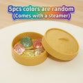 5Pcs Mini Dumplings with Steamer Bun Squeezable Toys