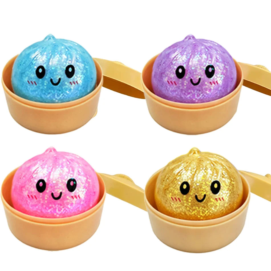 Glitter Dumpling Squishy with Box