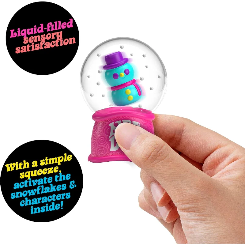 New NeeDoh Squish Flow Snow Globe Crunch