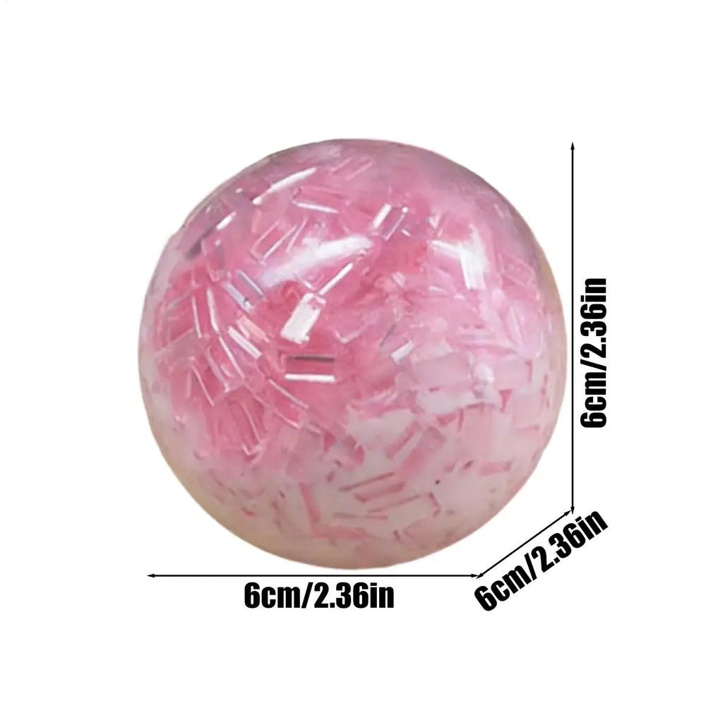 Crunchy Pressure Ball Crunchy Sand Stress Ball Soft Stress Fidget Noisy Squeeze Toy Slow Rising Stress Balls Sensory  Fidget Toy