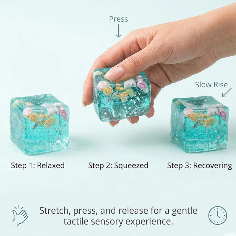 Ocean Shells Squishy Stress Balls Fidget Toy
