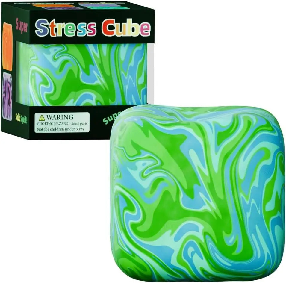 Stress-relief Toy Cube Filled with Gel Stretchable Ball