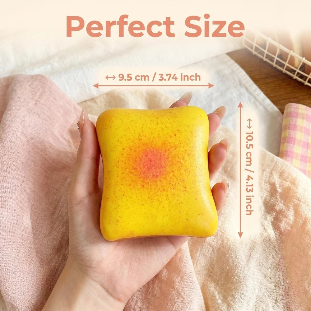 Simulation Butter Toast Bread Squishy Toys