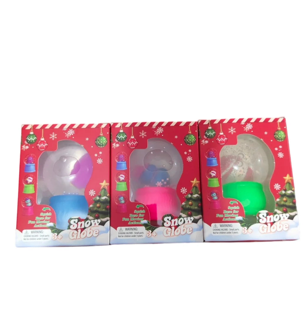 New NeeDoh Squish Flow Snow Globe Crunch