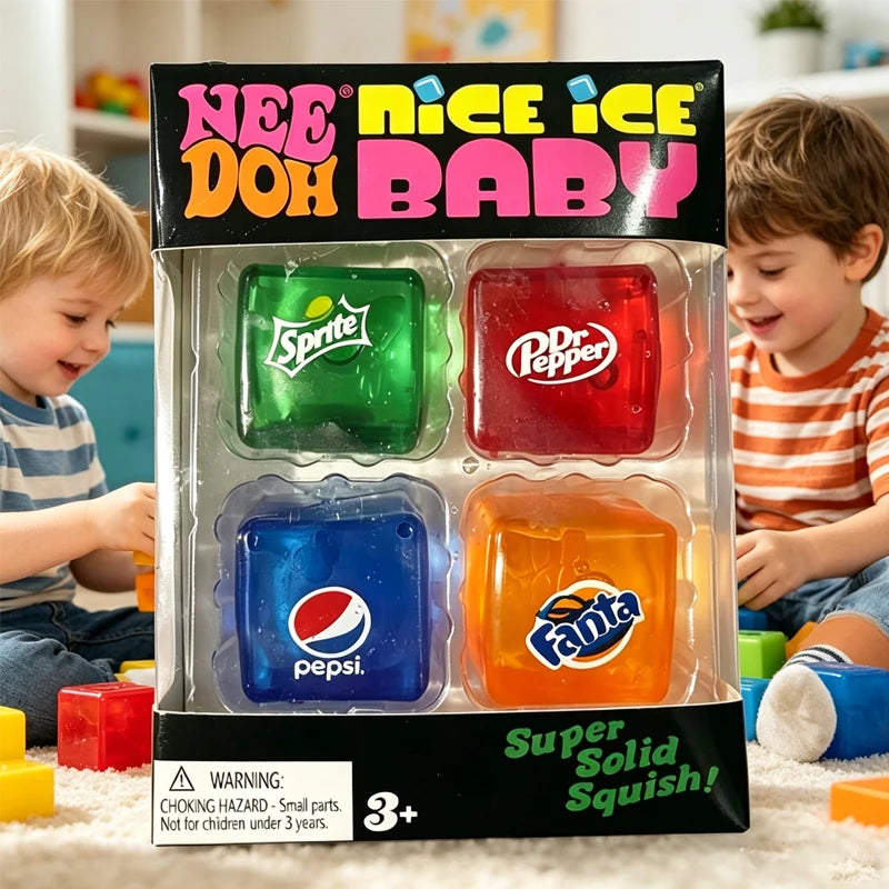 Squishy Schylling// NeeDoh Nice Cube Sensory Squeeze Toy