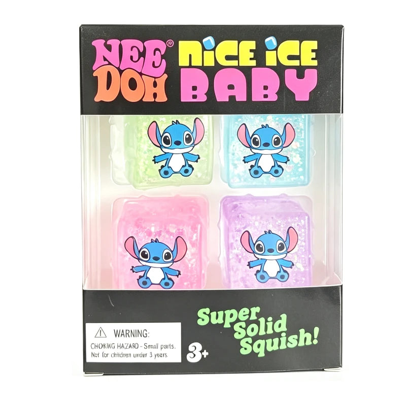 4Pcs NeeDoh Nice Ice Cube Mini Squishy Toy