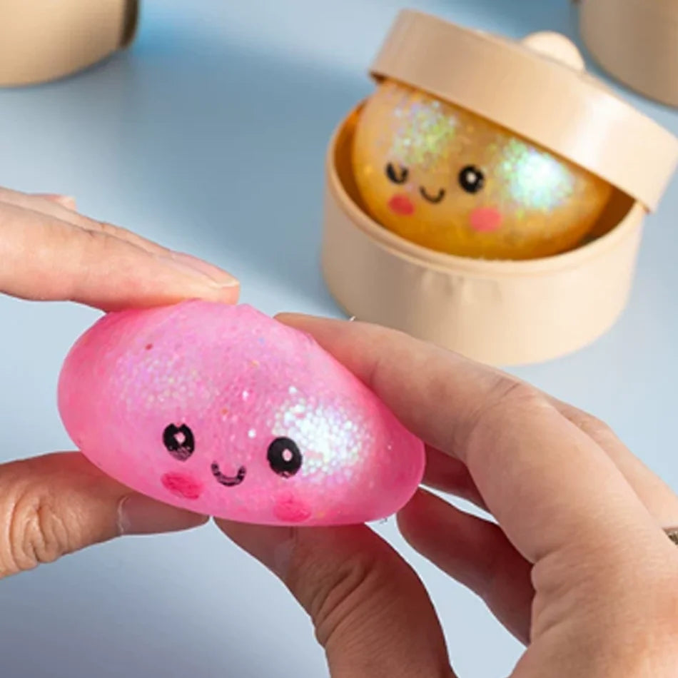 Glitter Dumpling Squishy with Box