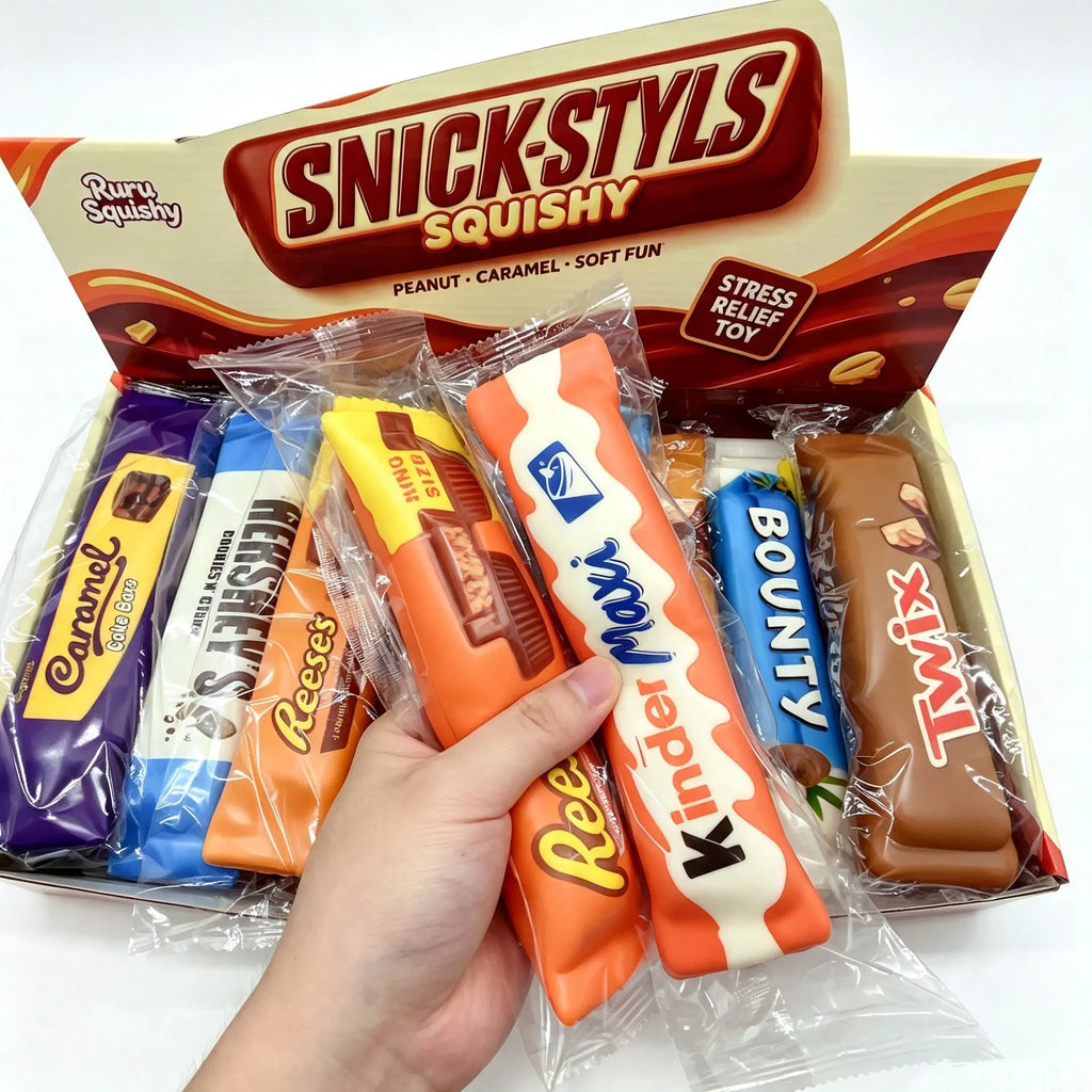 1/8PCS Simulation Chocolate Butter Sticks Squishy Toys