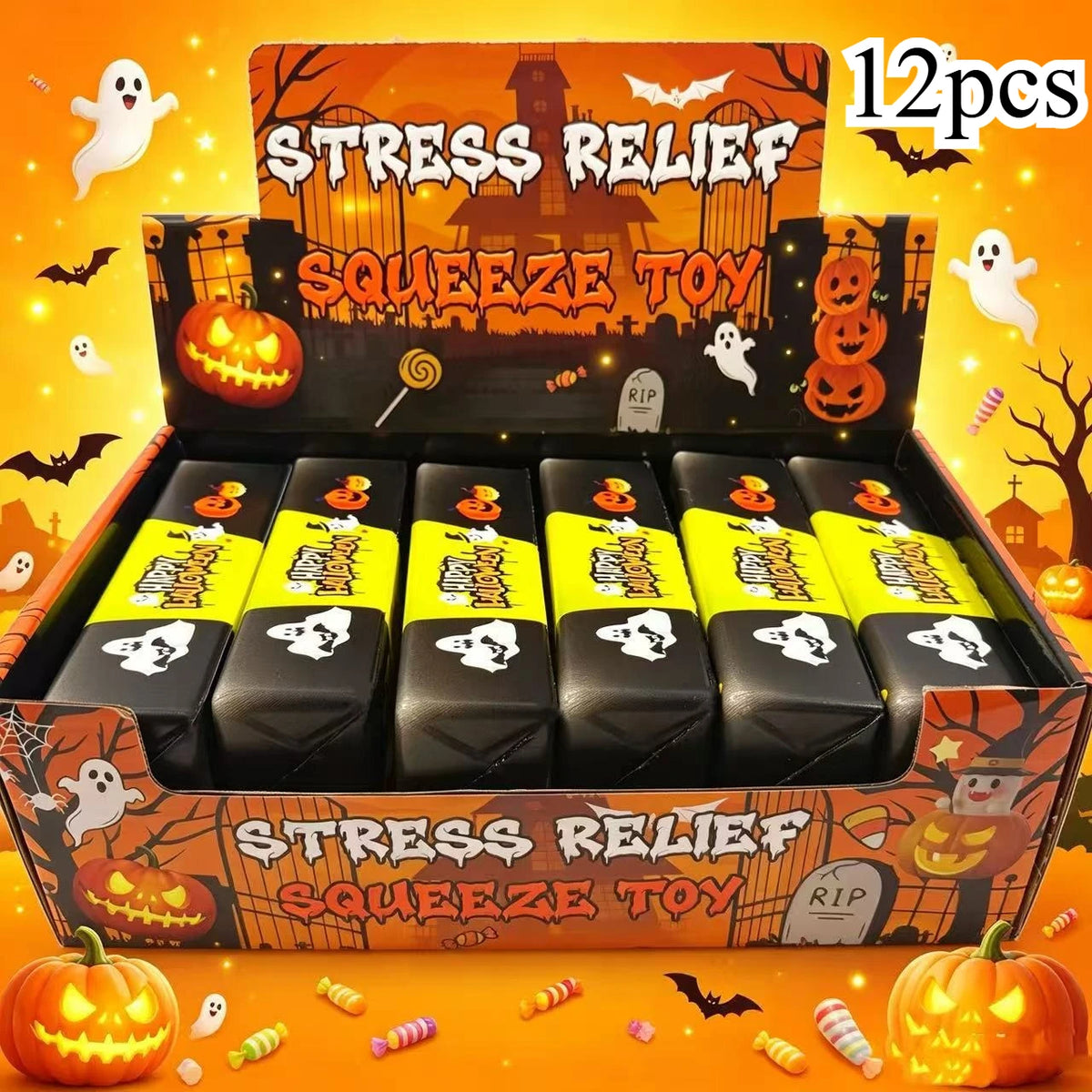 Halloween Slow Rising Butter Stick Squishy Toy