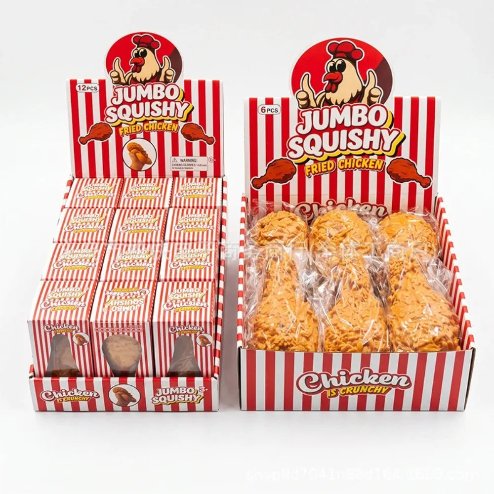 1PC Simulation Fried Chicken Drumstick Squishy Toy