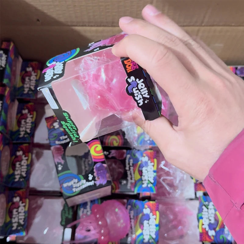 NeeDoh Fuzz Ball Jellyfish Squishy Blind Box