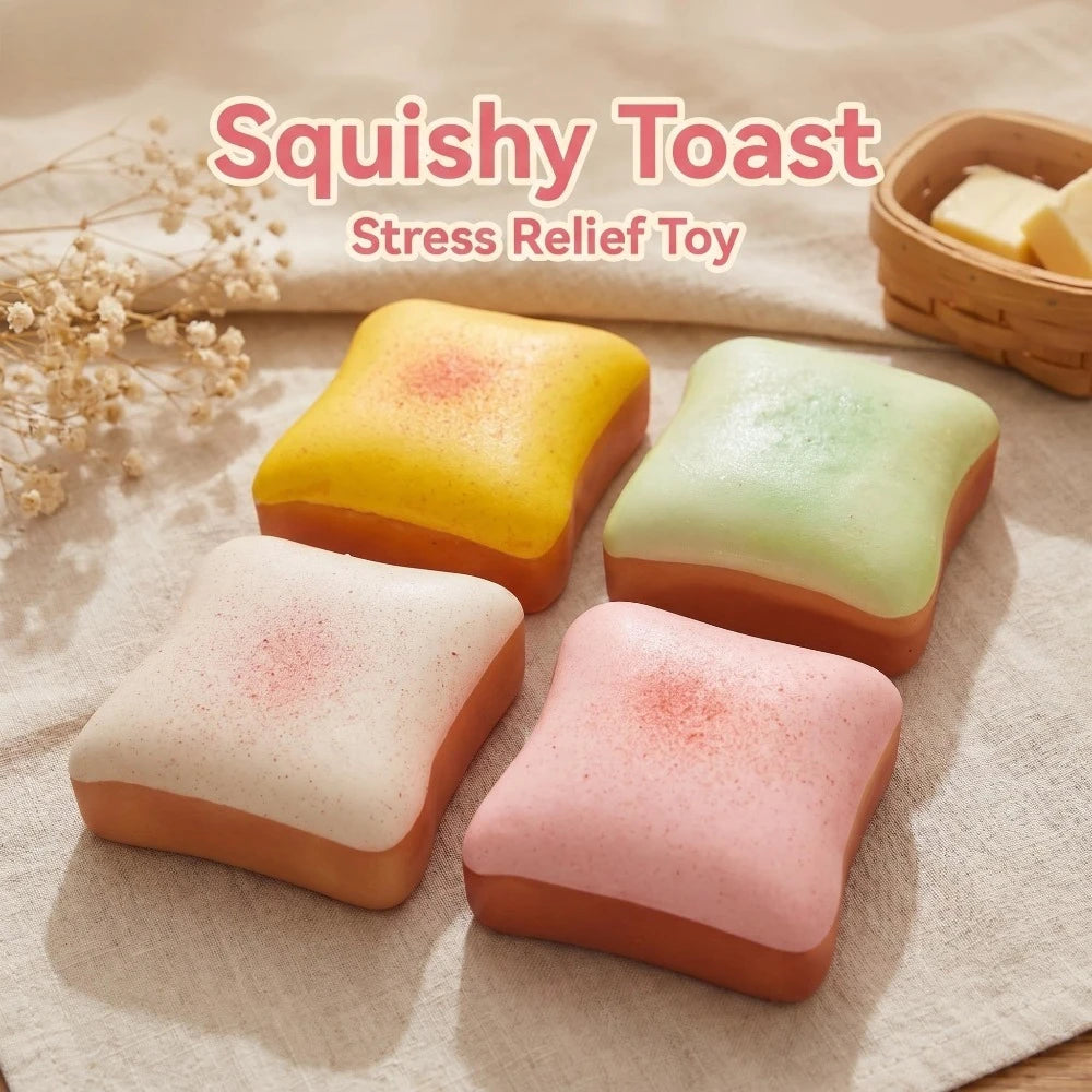 Simulation Butter Toast Bread Squishy Toys