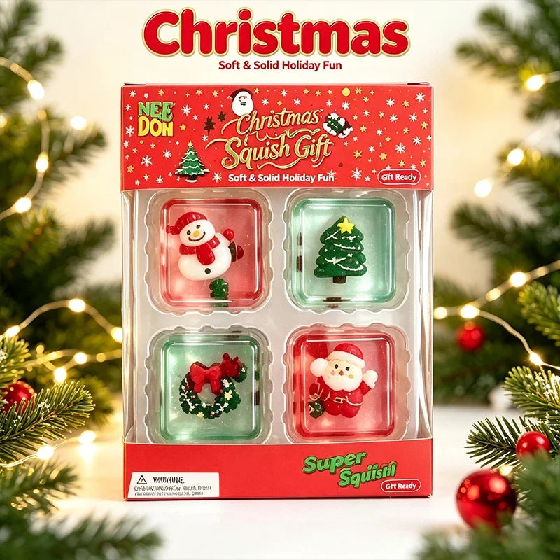 NeeDoh Christmas Gift Nice Cube Squishy