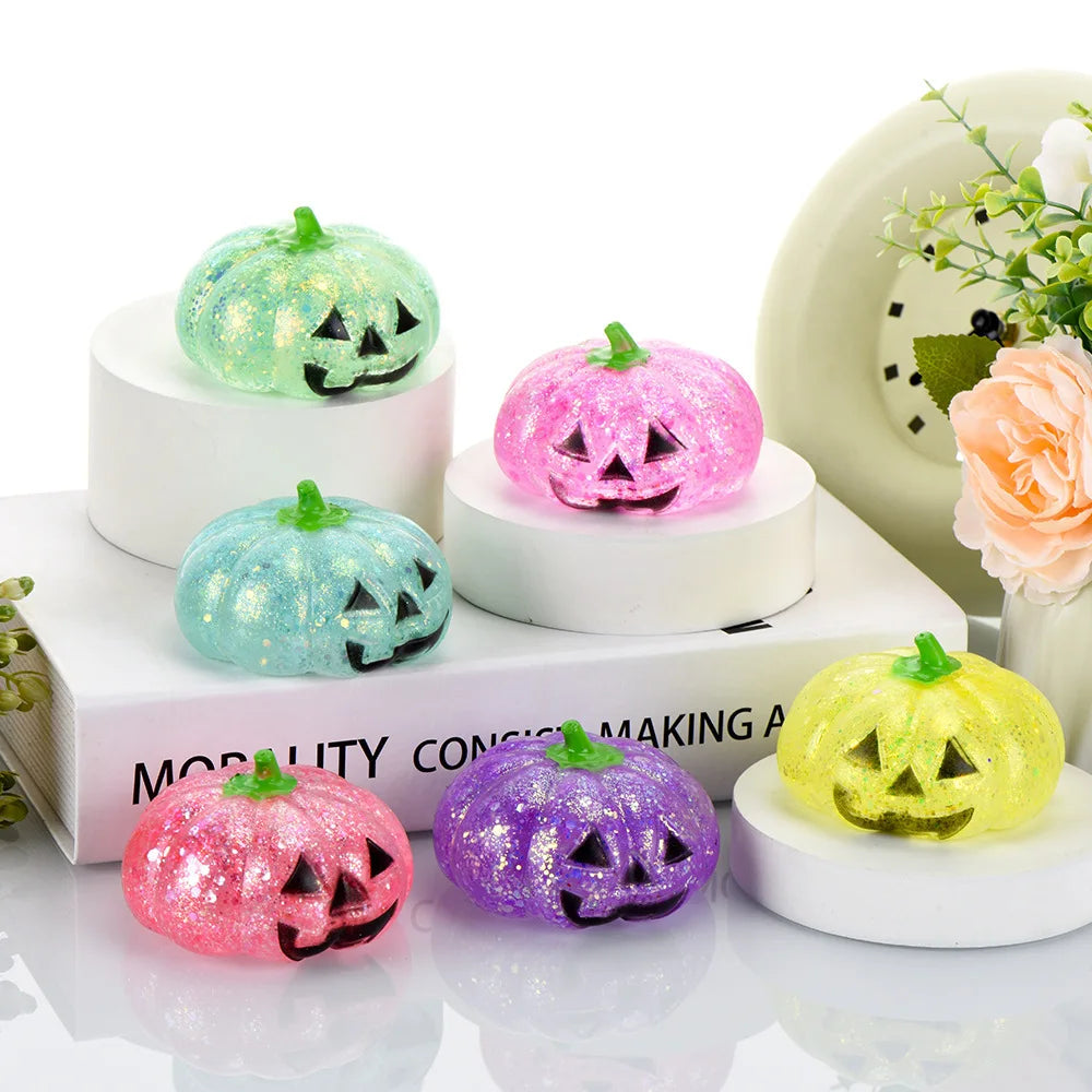 Pumpkin Maltose Pressure Ball Wet Toy