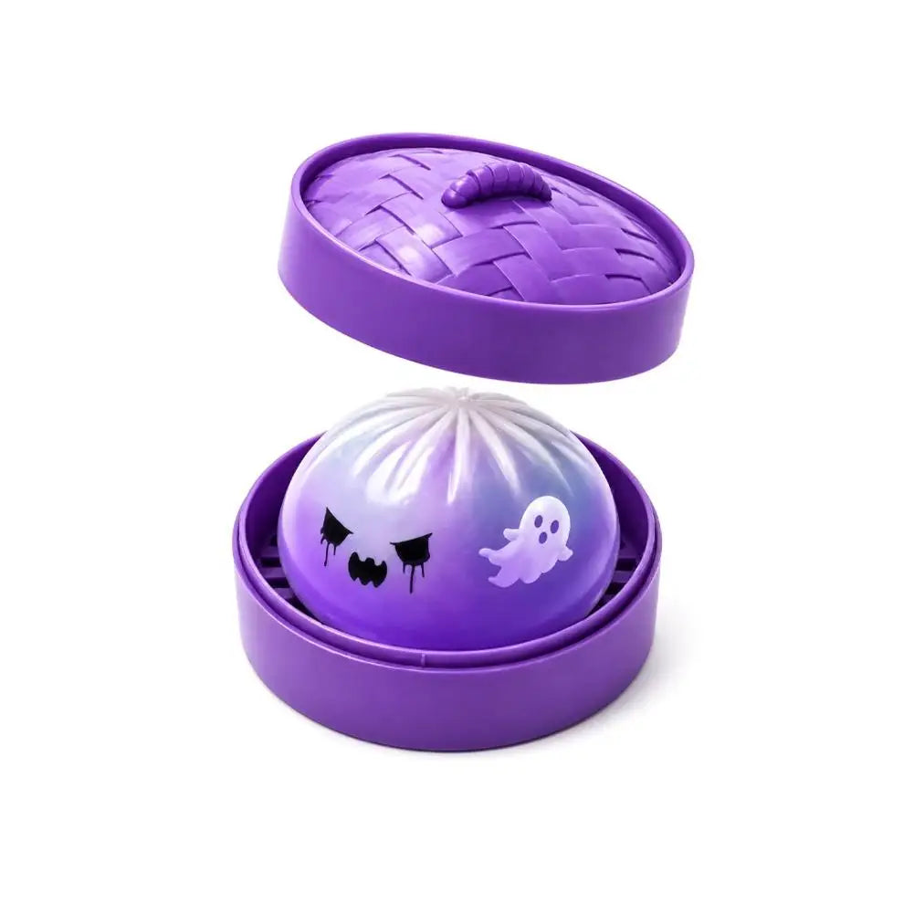 Halloween Dumpling Stress Toy Glitter Halloween Dumpling Pressure Dumpling Squishie Stress Relief Fidget Toy for Adults Gift