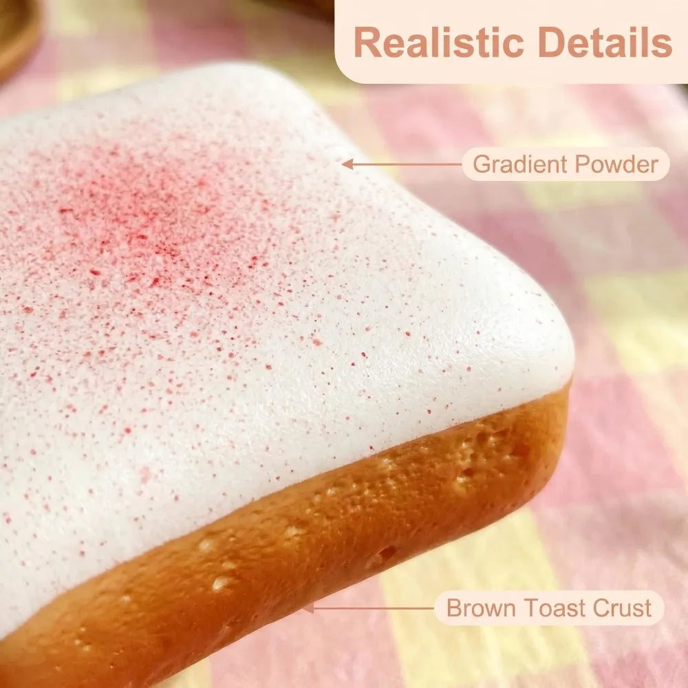 Simulation Butter Toast Bread Squishy Toys