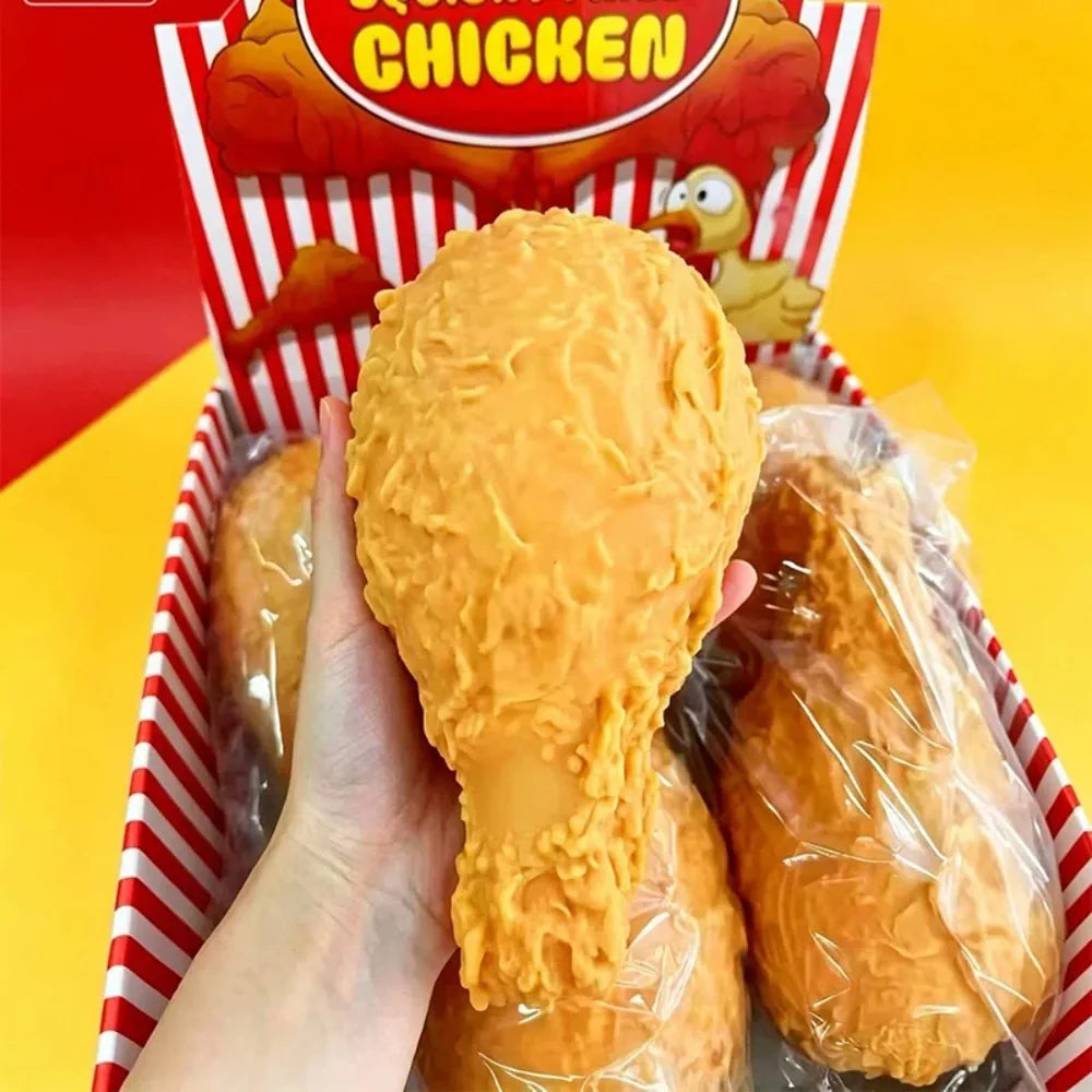 1PC Simulation Fried Chicken Drumstick Squishy Toy