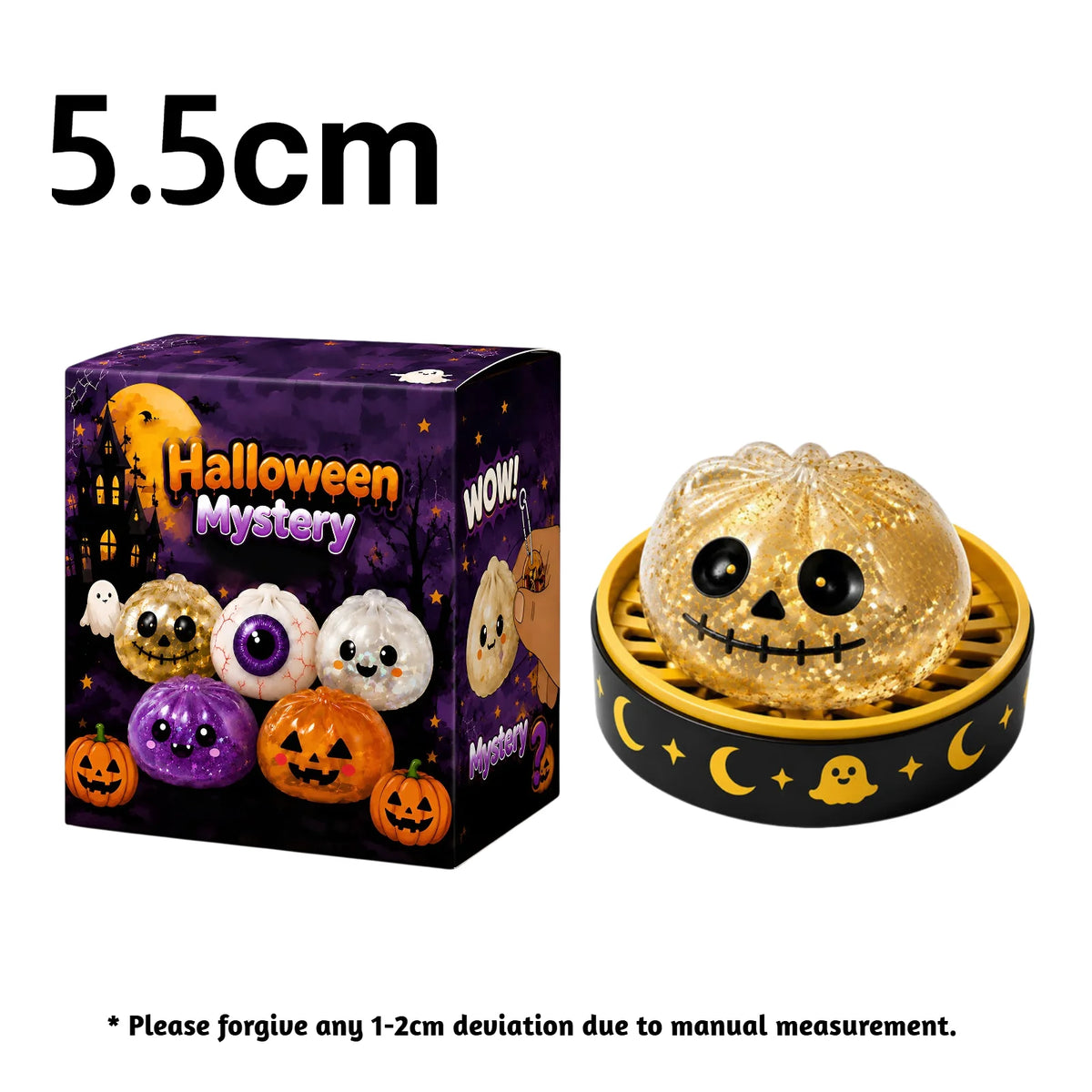 Halloween Ghost Dumpling Pressure Squishies Slow Rising