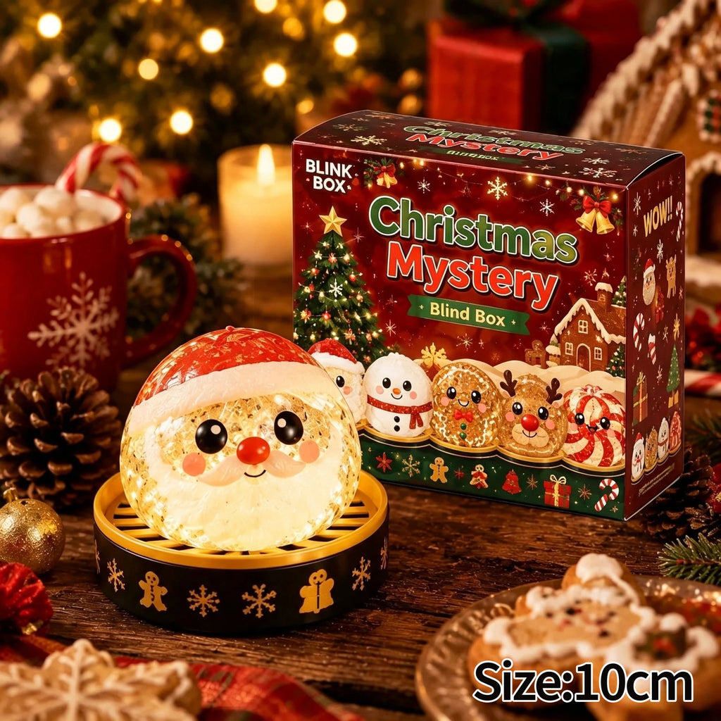 Christmas Dumplings Squishy Glitter Maltose Snowman