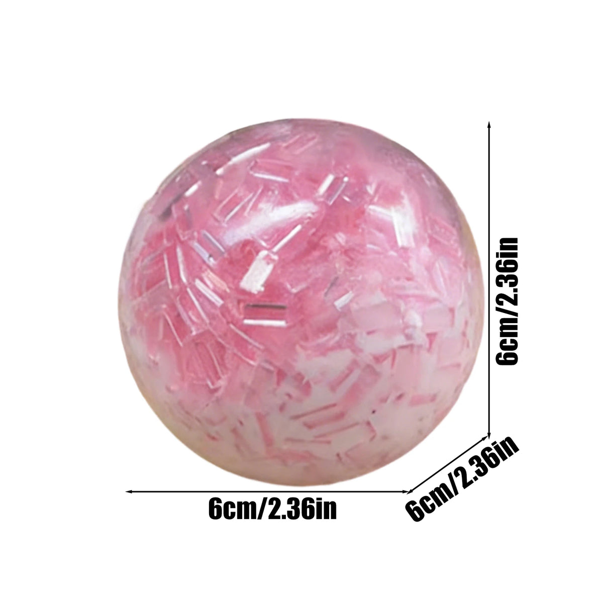 Crunchy Pressure Ball Crunchy Sand Stress Ball Soft Stress Fidget Noisy Squeeze Toy Slow Rising Stress Balls Sensory  Fidget Toy
