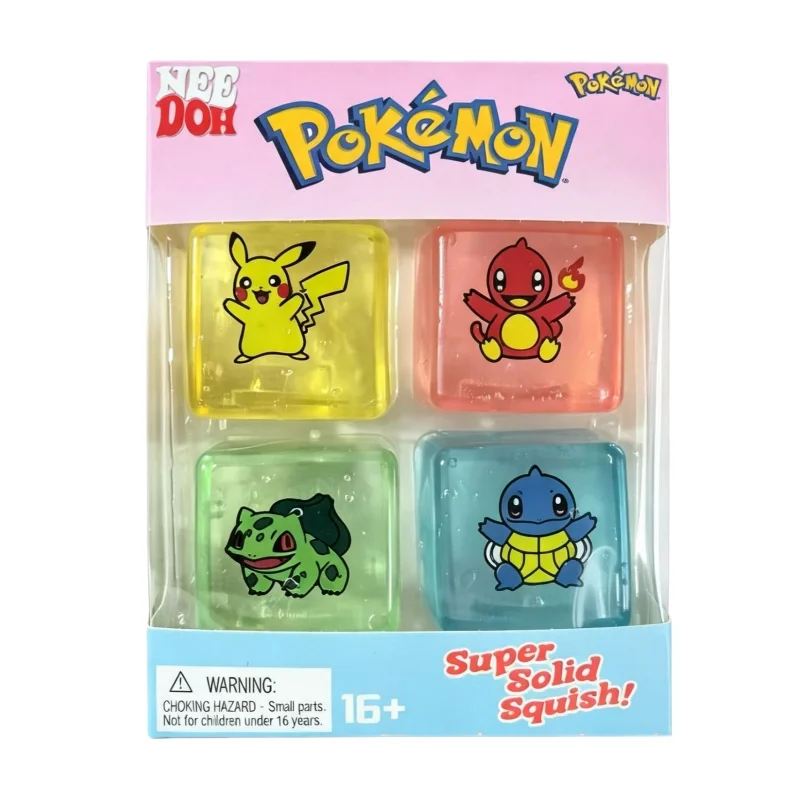 4Pcs NeeDoh Nice Ice Cube Mini Squishy Toy