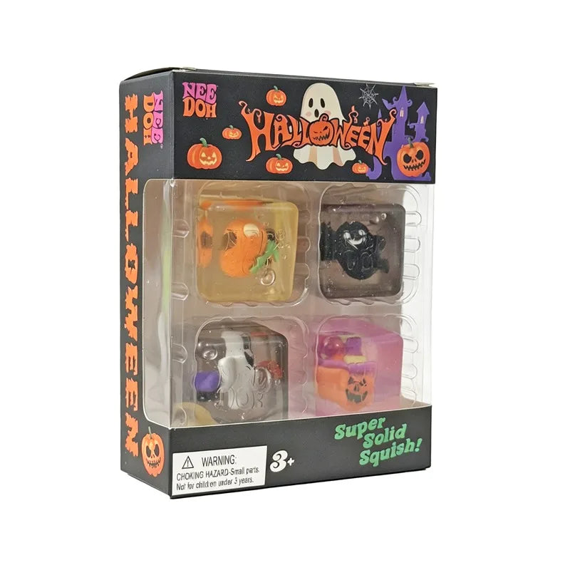 Needoh Halloween Teenie Mini Ice Cube 4Pack